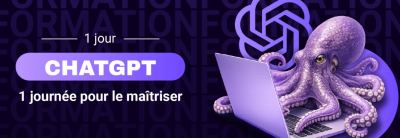 Illustration formation IA et ChatGPT pour entrepreneurs