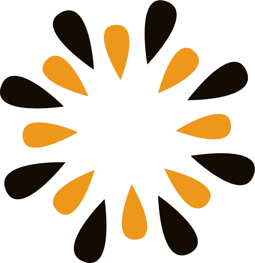 Eclaboussures logo Kilink noir et orange