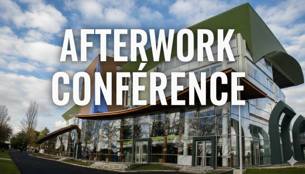Visuel de l’Hippodrome de Pau avec le titre "Afterwork Conférence", lieu de l’événement Kilink du 16 octobre 2025 dédié au développement commercial local.